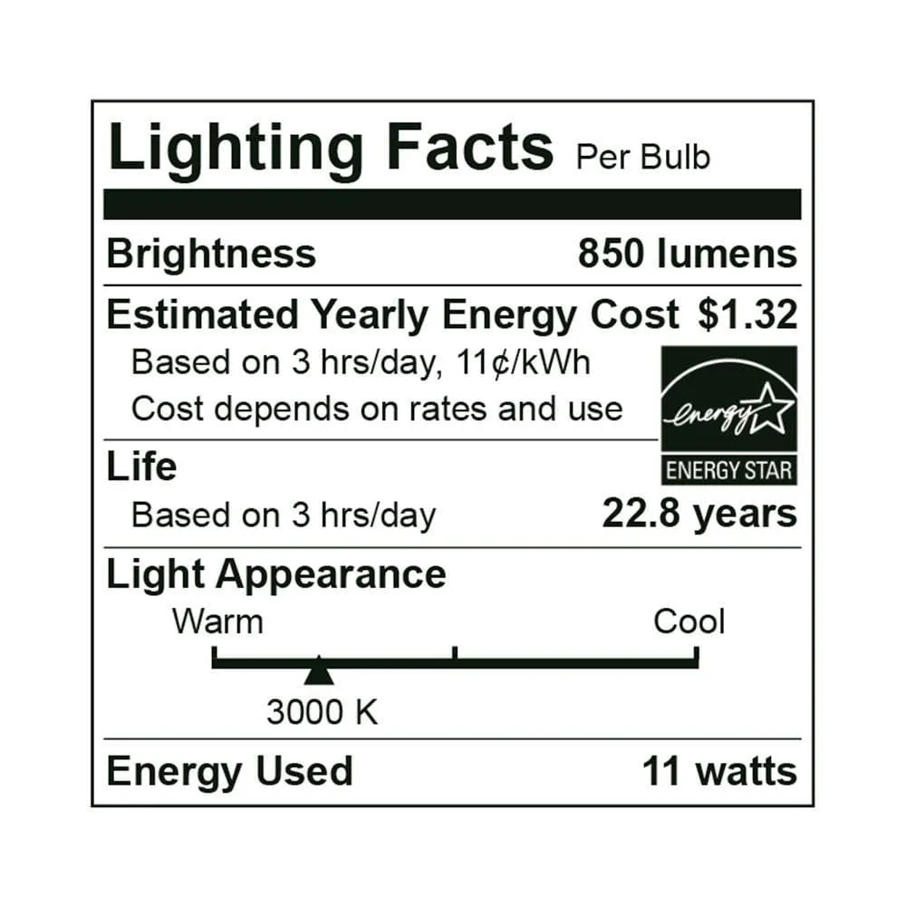 11W PAR30 Short Neck Dimmable LED Bulb - 40 Degree Beam - E26 Base - 850 Lm