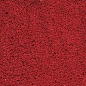 15/0 Miyuki Rounds Opaque Red Luster 8.2 grams