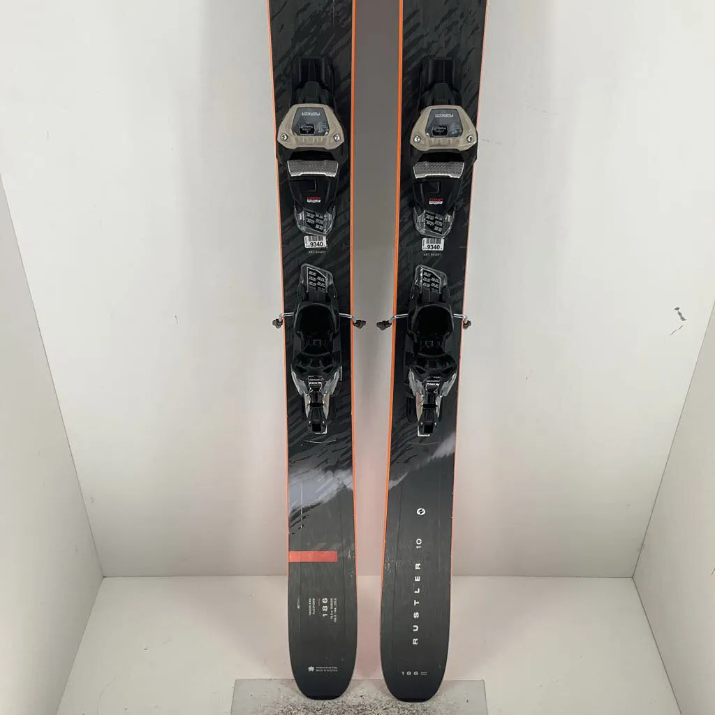 2024 Blizzard Rustler 10 w/ Marker Griffon TCX 13 Demo Bindings