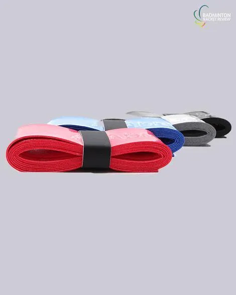 6 x Abroz thin Badminton racket over grips Red, Grey, Blue and Black