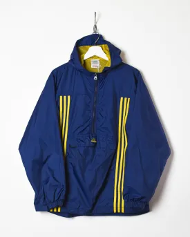 Adidas 1/4 Zip Hooded Windbreaker Jacket - X-Large