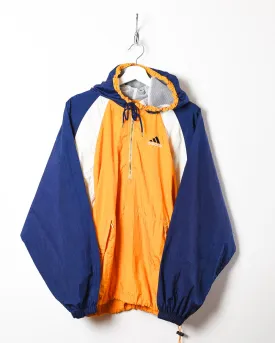 Adidas 1/4 Zip Windbreaker Jacket - Large