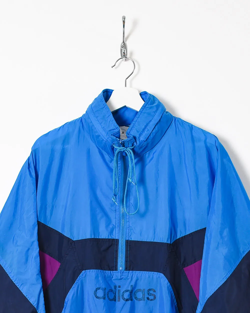 Adidas 1/4 Zip Windbreaker Jacket - Large