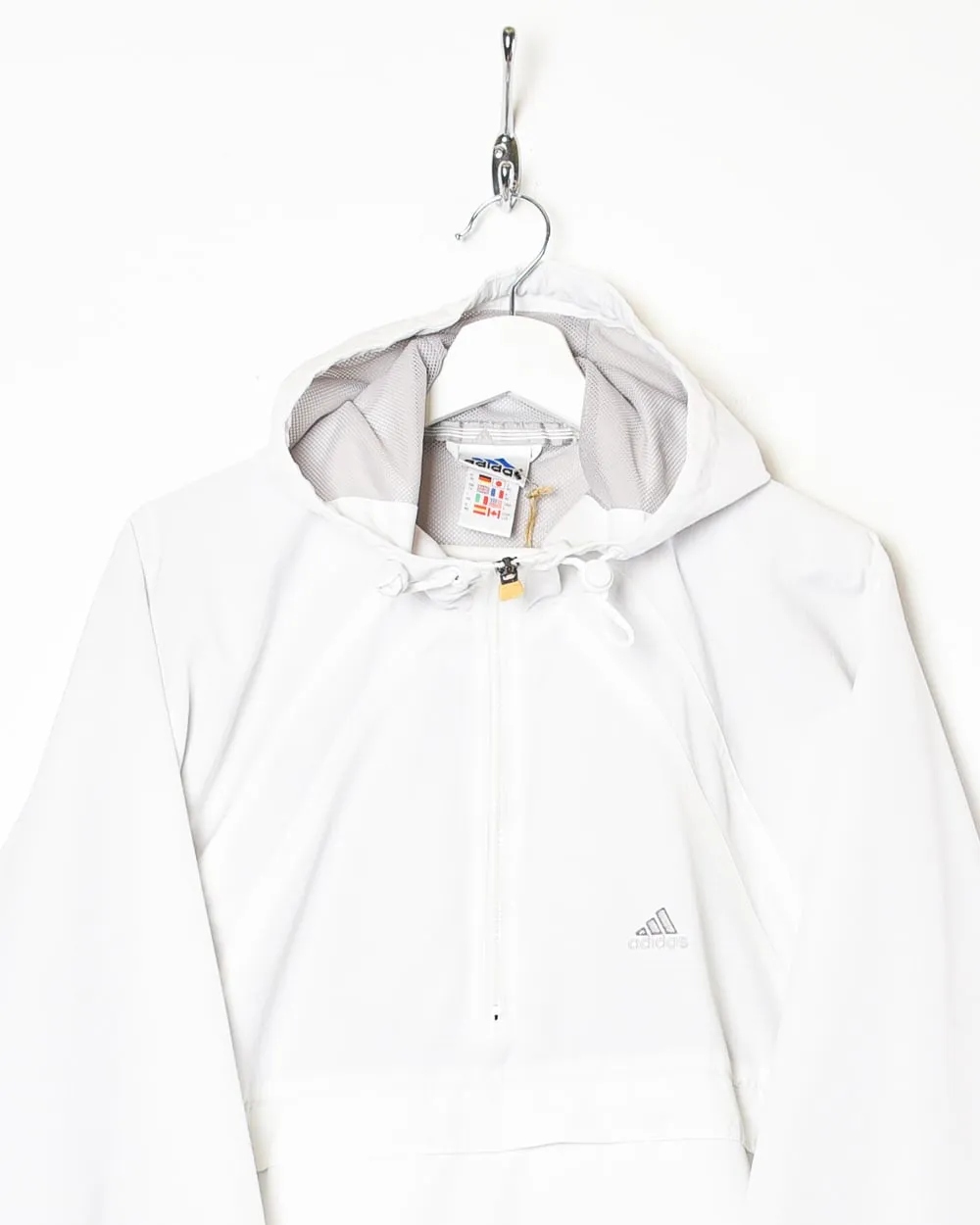 Adidas 1/4 Zip Windbreaker Jacket - Large