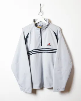 Adidas 1/4 Zip Windbreaker Jacket - X-Large