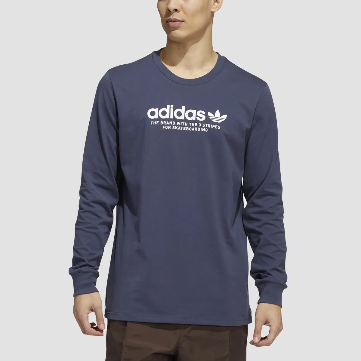 adidas Skateboarding 4.0 Longsleeve T-Shirt (Gender Neutral) Shadow Navy/White