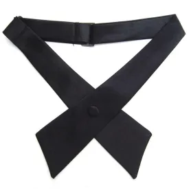 Adjustable Criss-Cross Tie School Uniform Neck Solid Boys Girls Tie