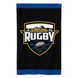 Alaska Rugby Wall Flag