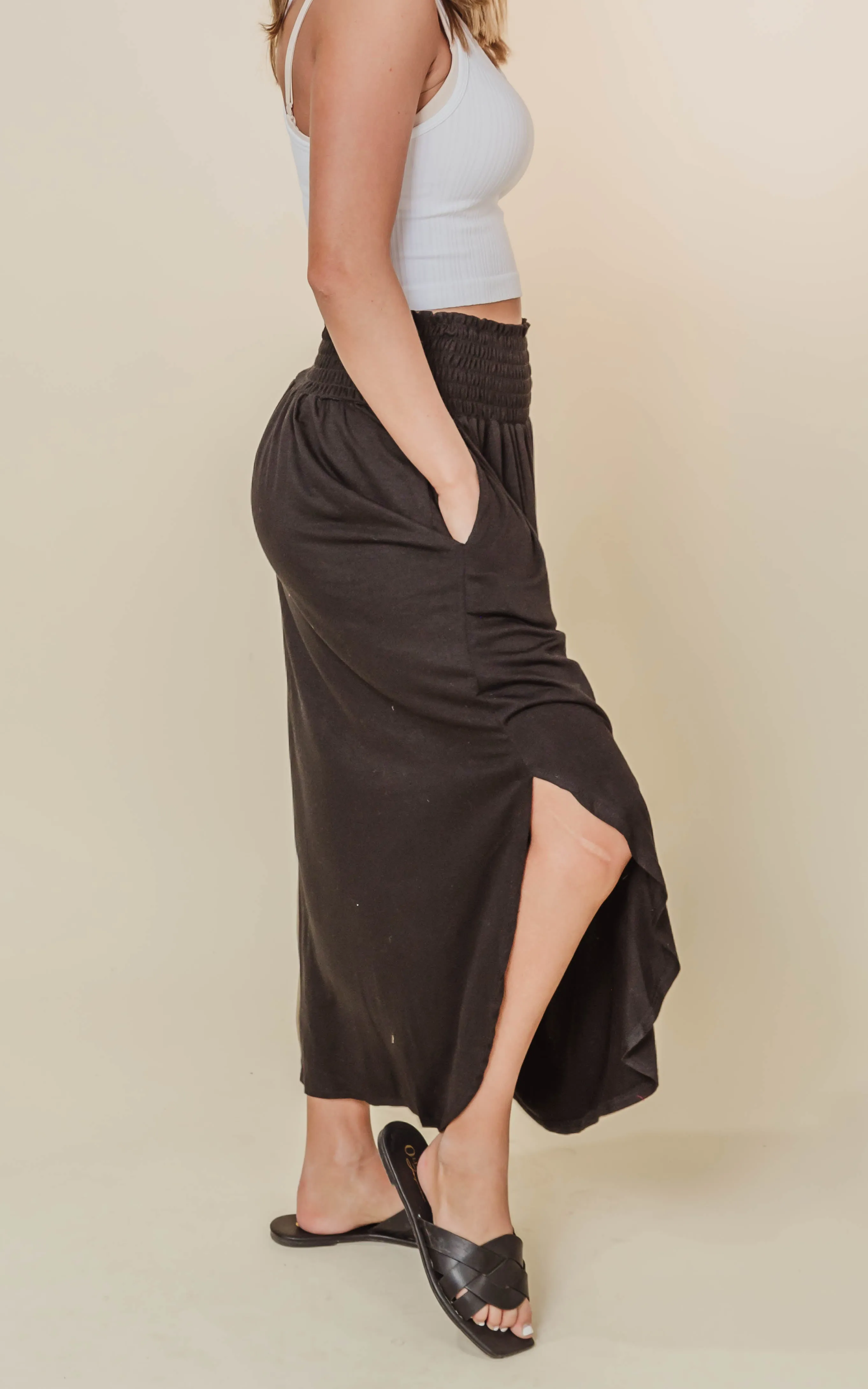 Black Maxi Skirt - Final Sale