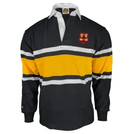 Black Widows RFC Collegiate Stripe Rugby Jersey