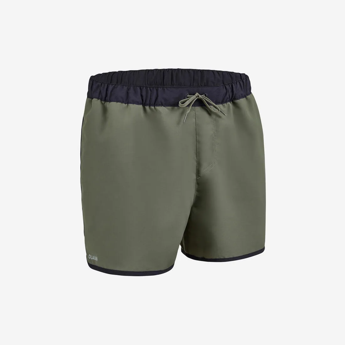 Boardshort surf 100 short SUNSTRIPEGREEN