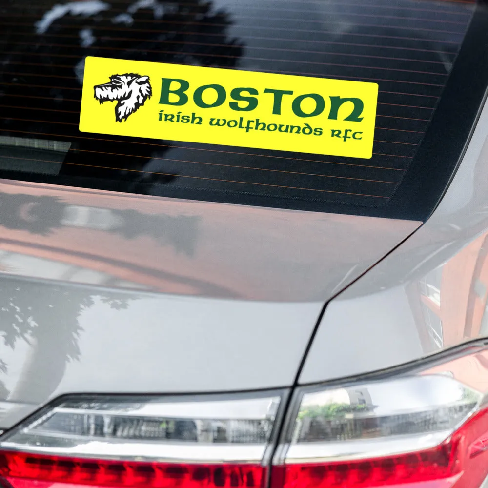 Boston Irish Wolfhounds YRFC Bumper Sticker