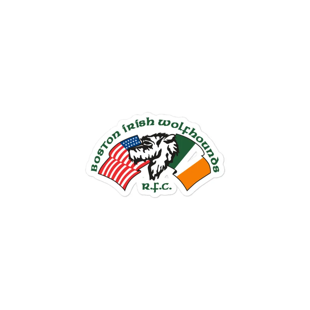 Boston Irish Wolfhounds YRFC Stickers