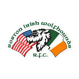 Boston Irish Wolfhounds YRFC Stickers