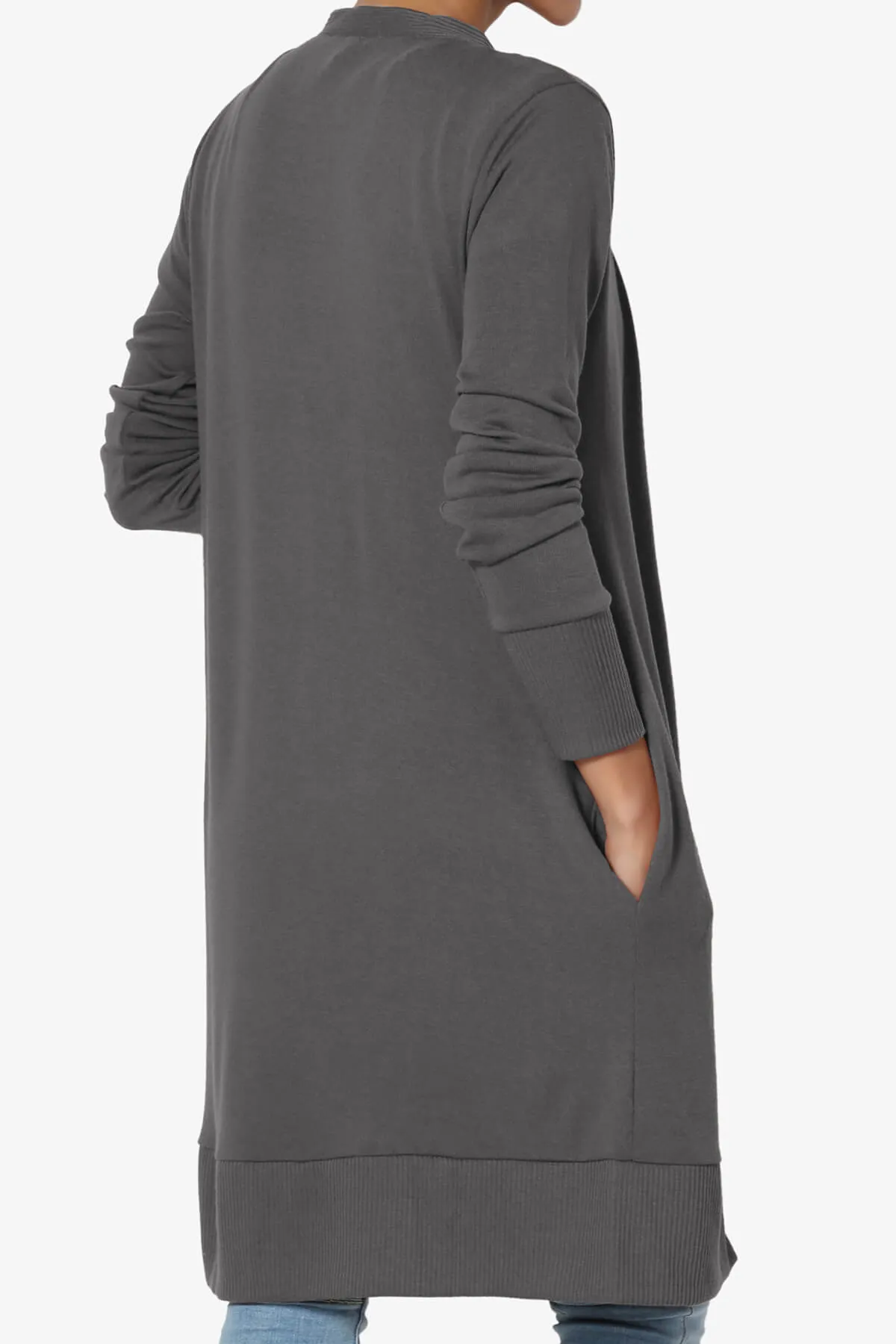 Braeden Snap Button Long Cardigan