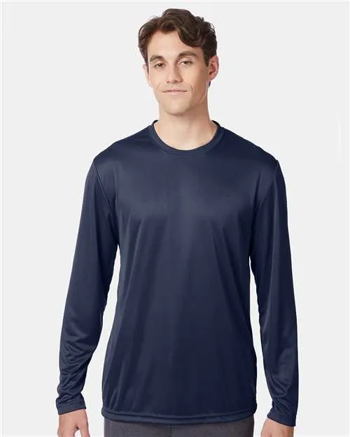 Custom Embroidered - Hanes - Cool DRI® Long Sleeve Performance T-Shirt - 482L