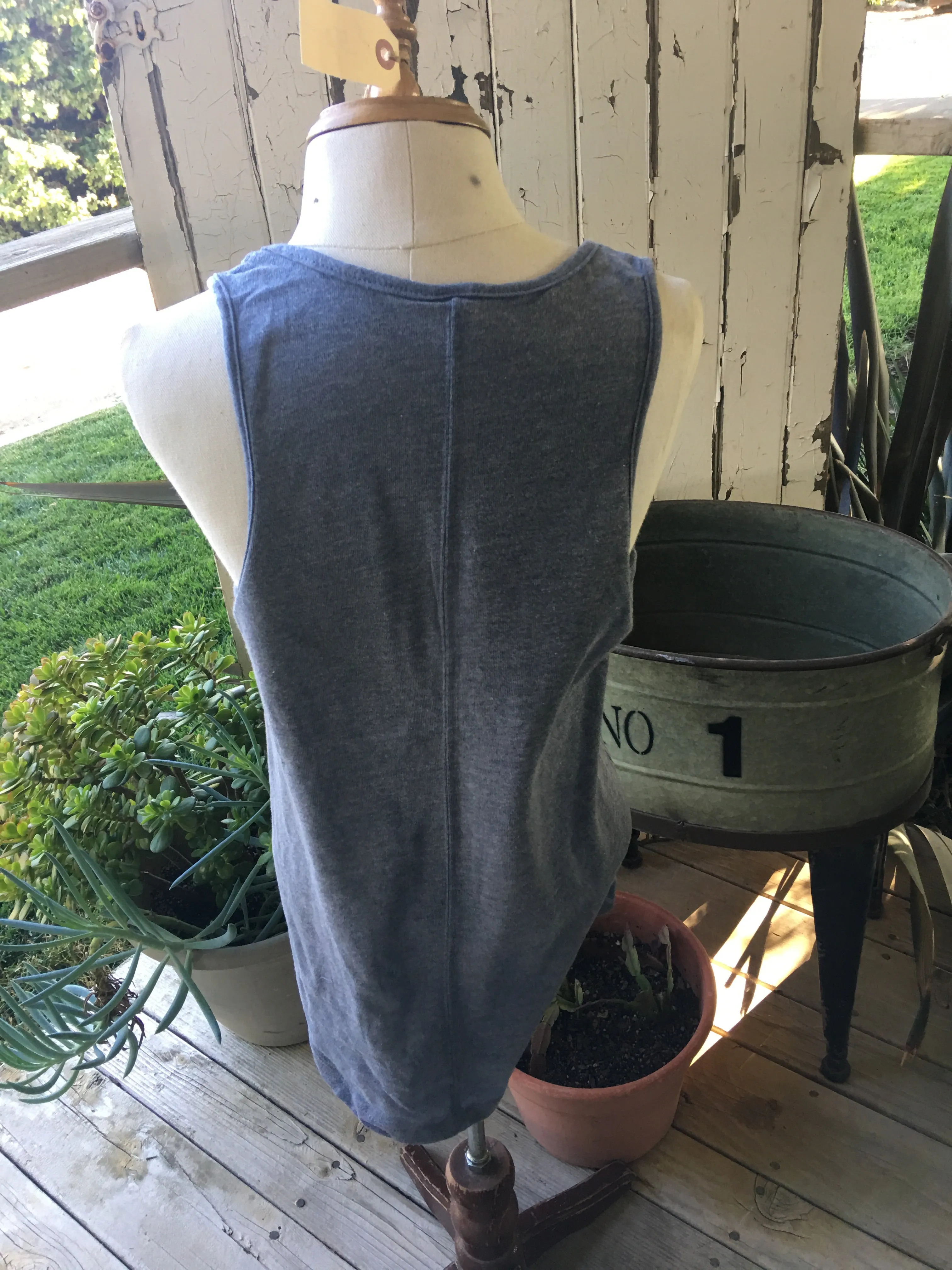 Dark Blue Junk 'N Disorderly Tank Top