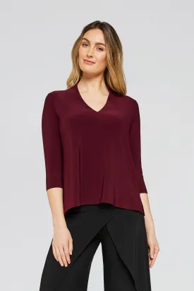 Deep V Top | Pomegranate