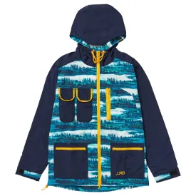 ELEVATED WOODS WINDBREAKER JACKET - NAVY