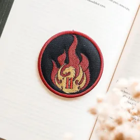 Flame Section Embroidered Patch