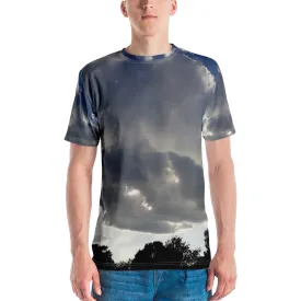 GG - Men's crew neck t-shirt - Trees & Clouds