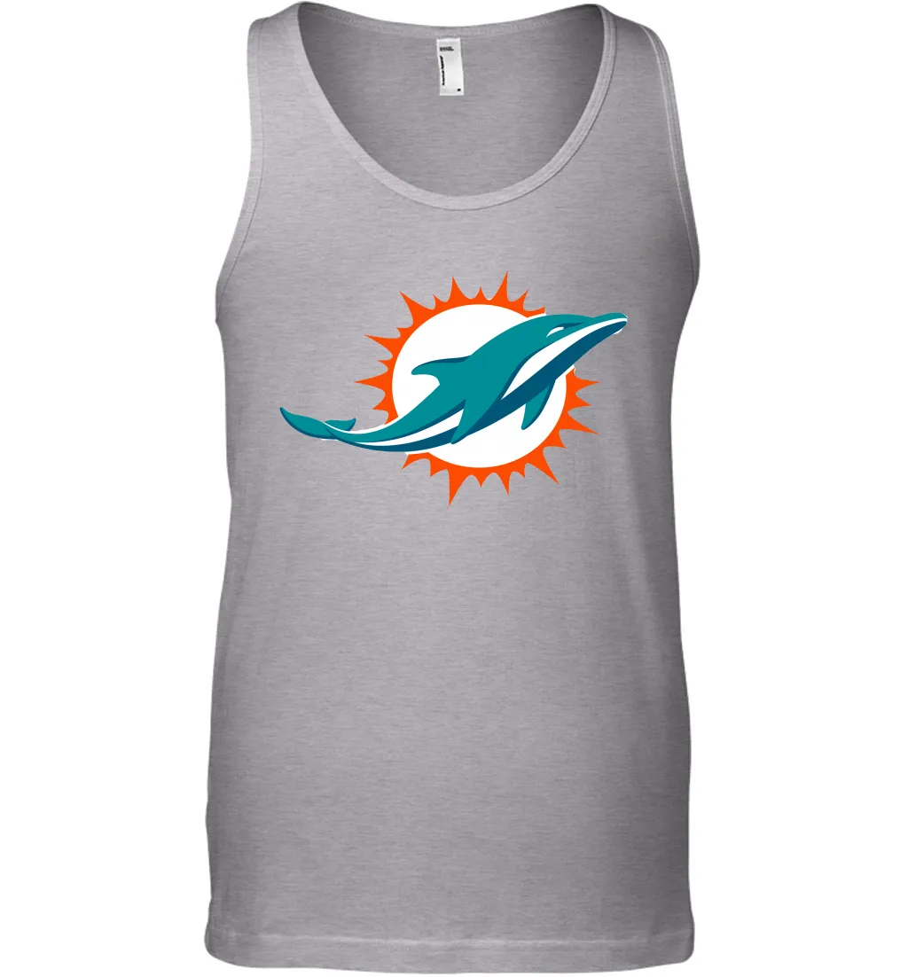 Gift Shirt Logo For Fan Rugby Team Miami Dolphins Tank Top