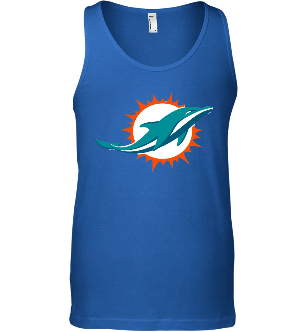 Gift Shirt Logo For Fan Rugby Team Miami Dolphins Tank Top