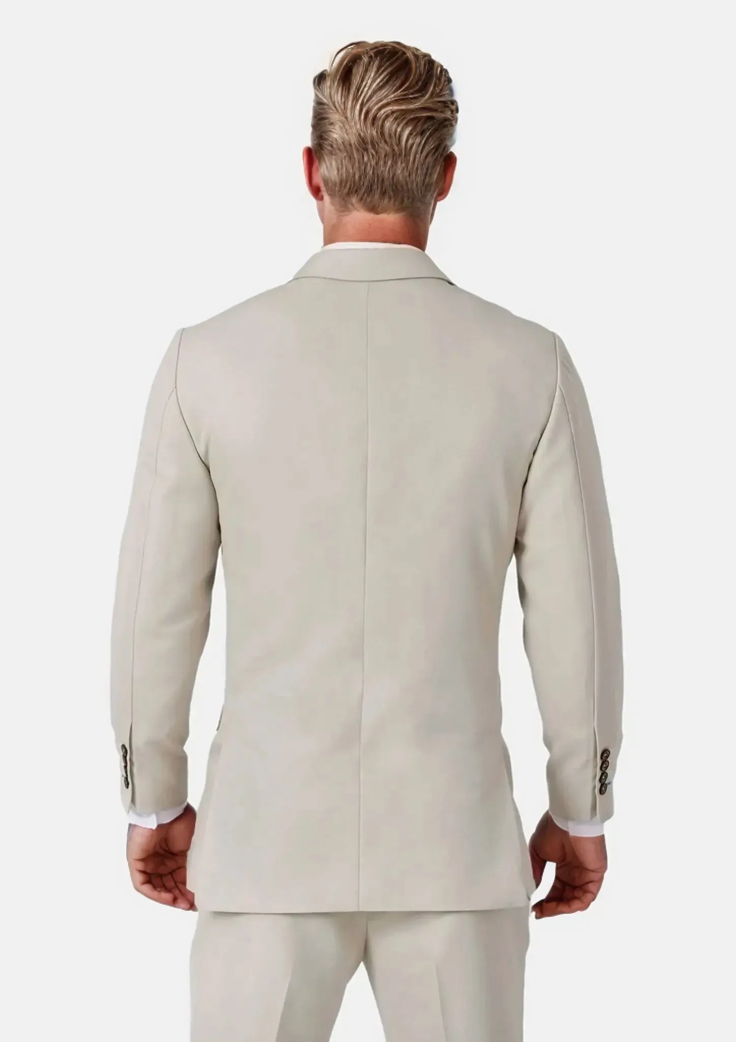 Hudson Ivory Cotton Suit