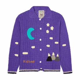 KidSuper Studios Crochet Longleeve Shirt (Purple)