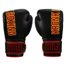 KRONK Boxing Gym Leather Bag Gloves