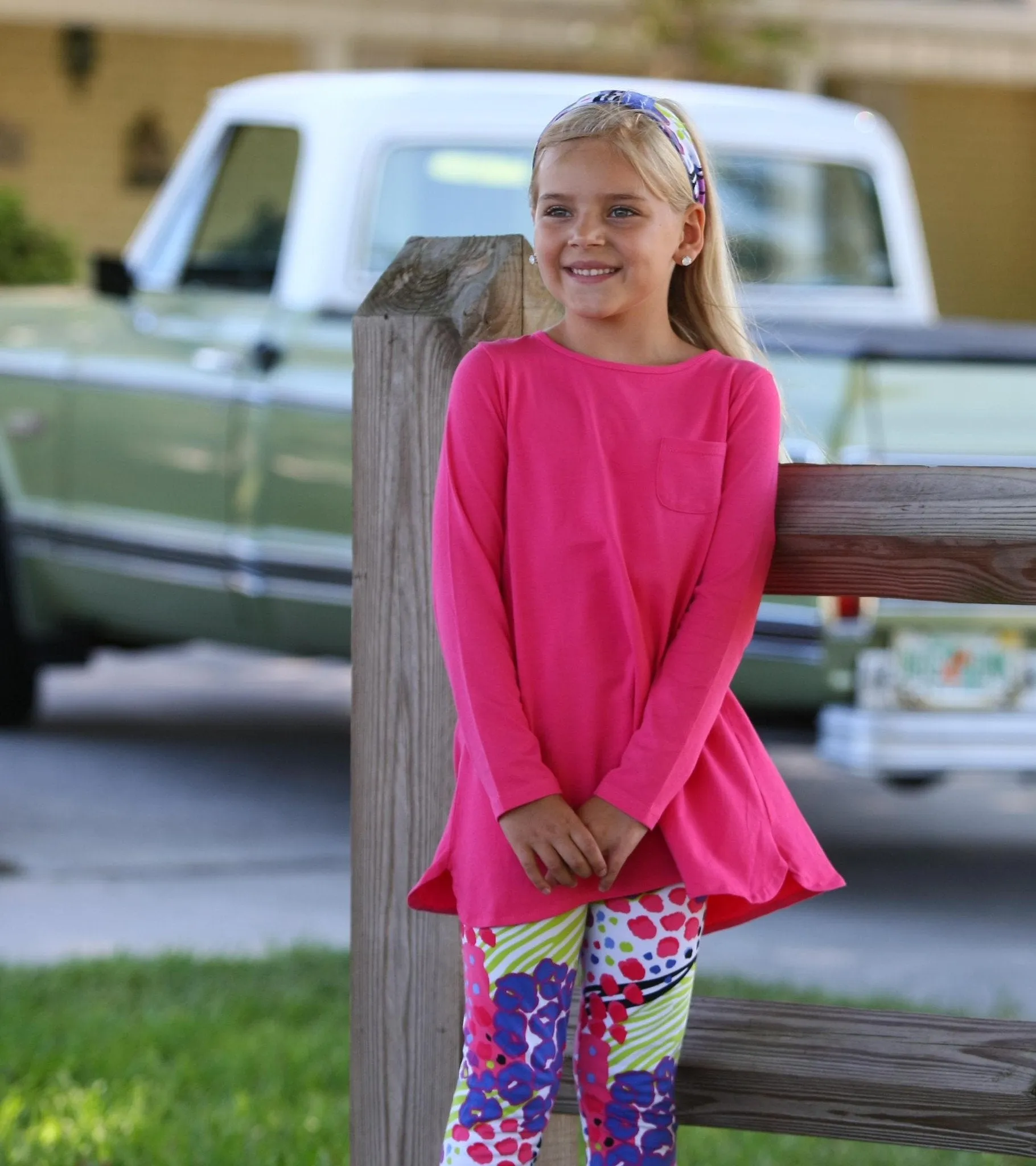 Lacey Top Fuchsia