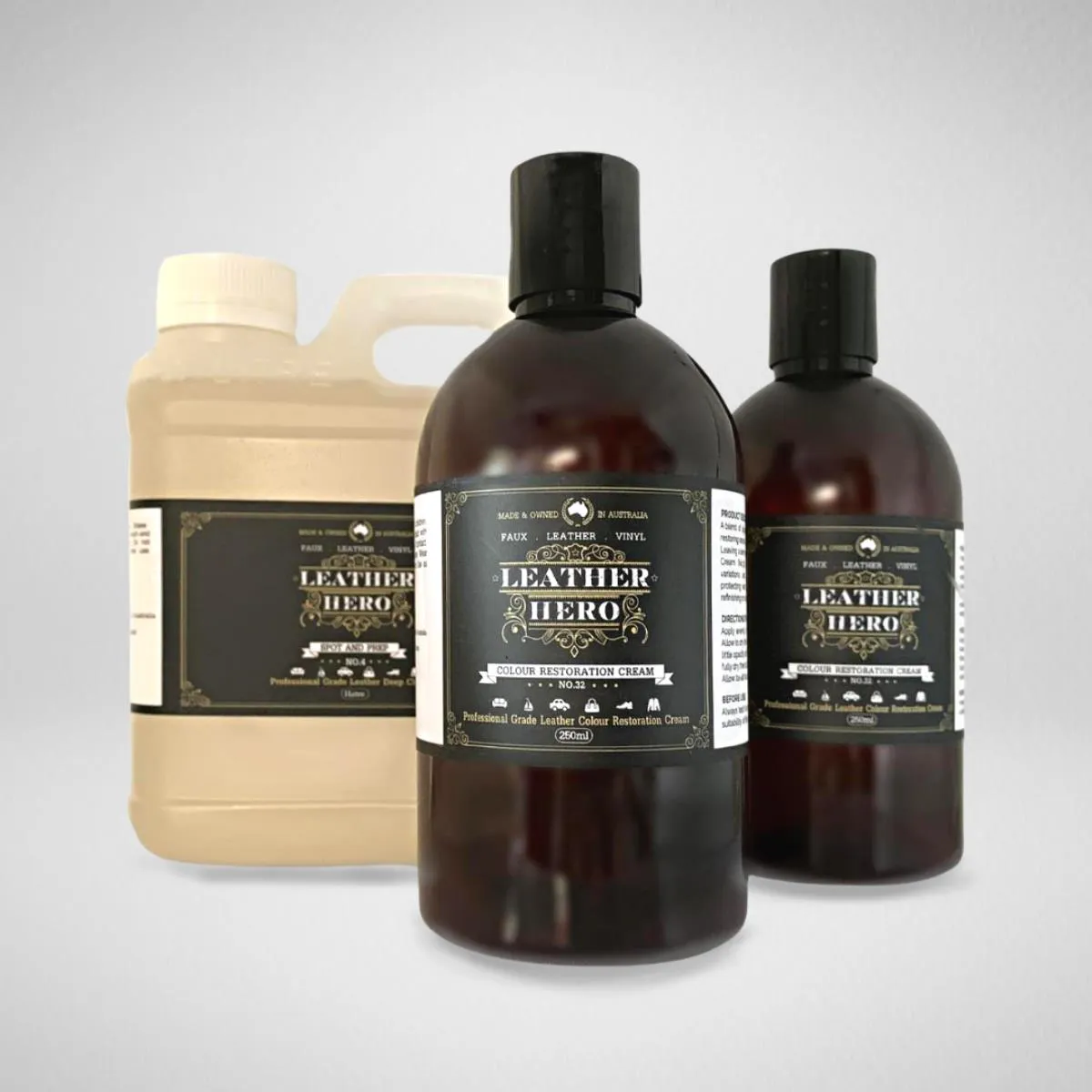 Leather Colour Cream Kit - Aniline Bark