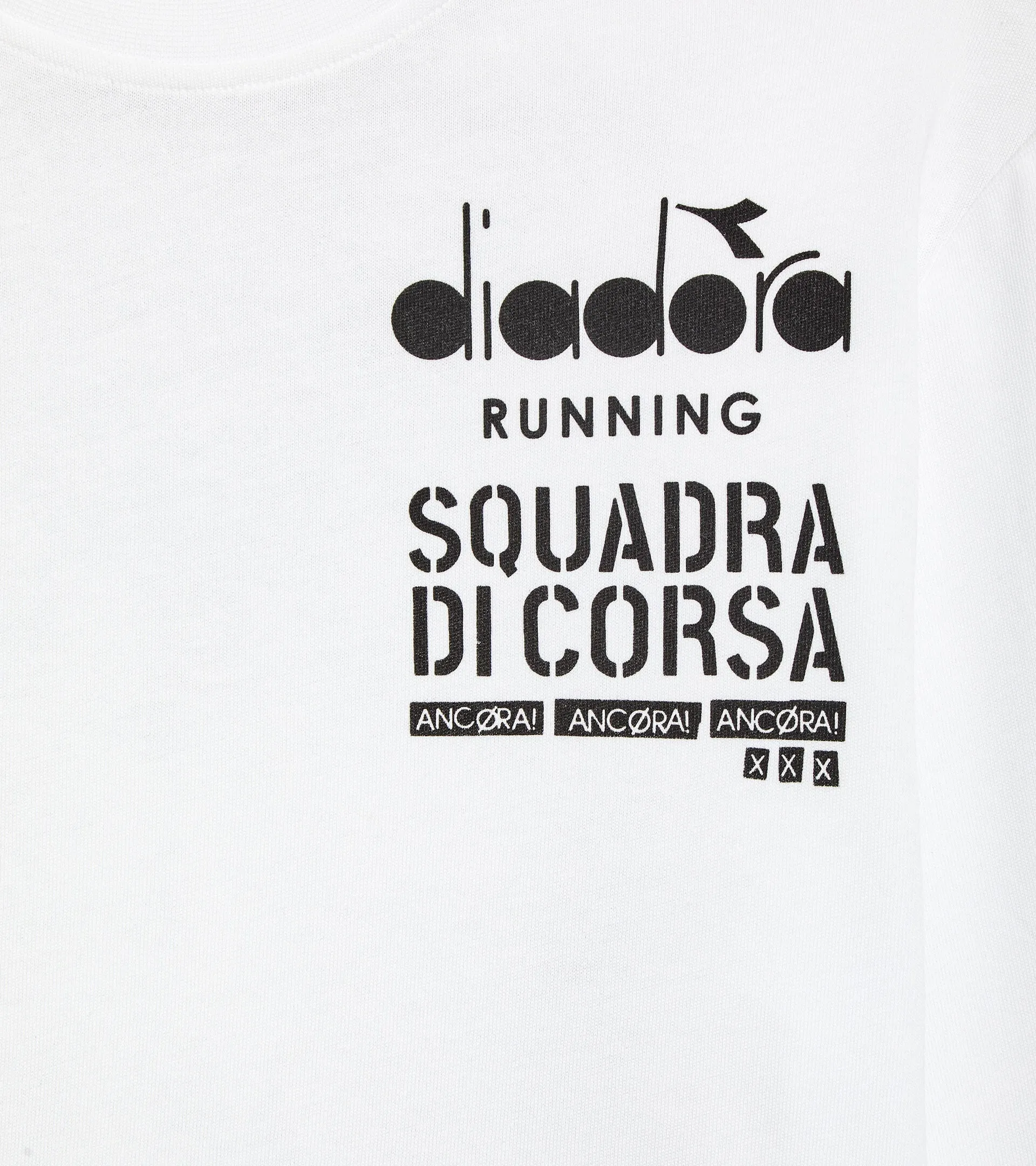 LONG SLEEVE T-SHIRT SQUADRA DI CORSA - OPTICAL WHITE