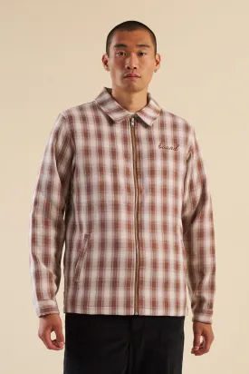 NEVADA BROWN CHECK COACH JACKET