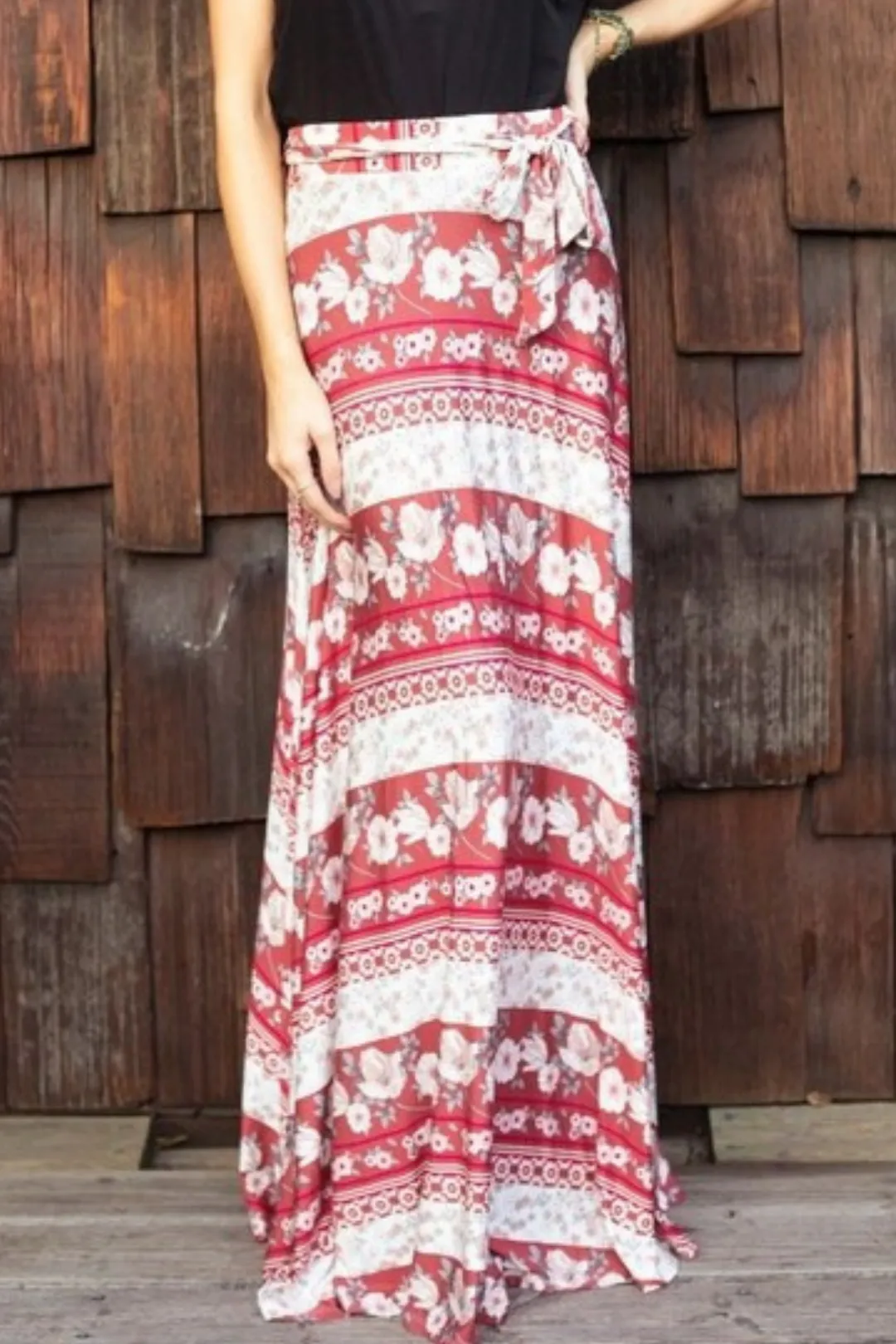 Paisley Garden Maxi Skirt