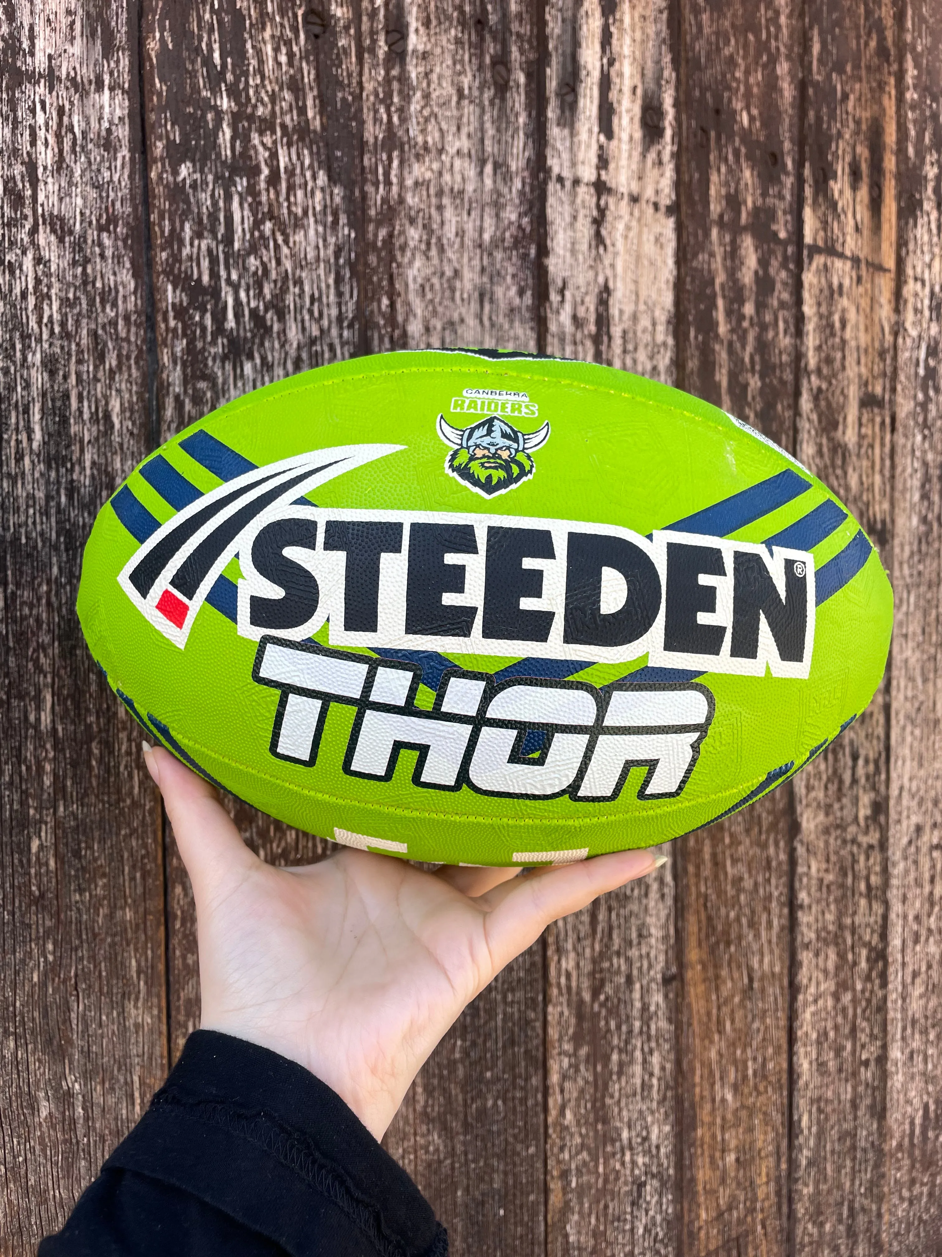 Personalised Canberra Raiders Official NRL Ball (size 5)