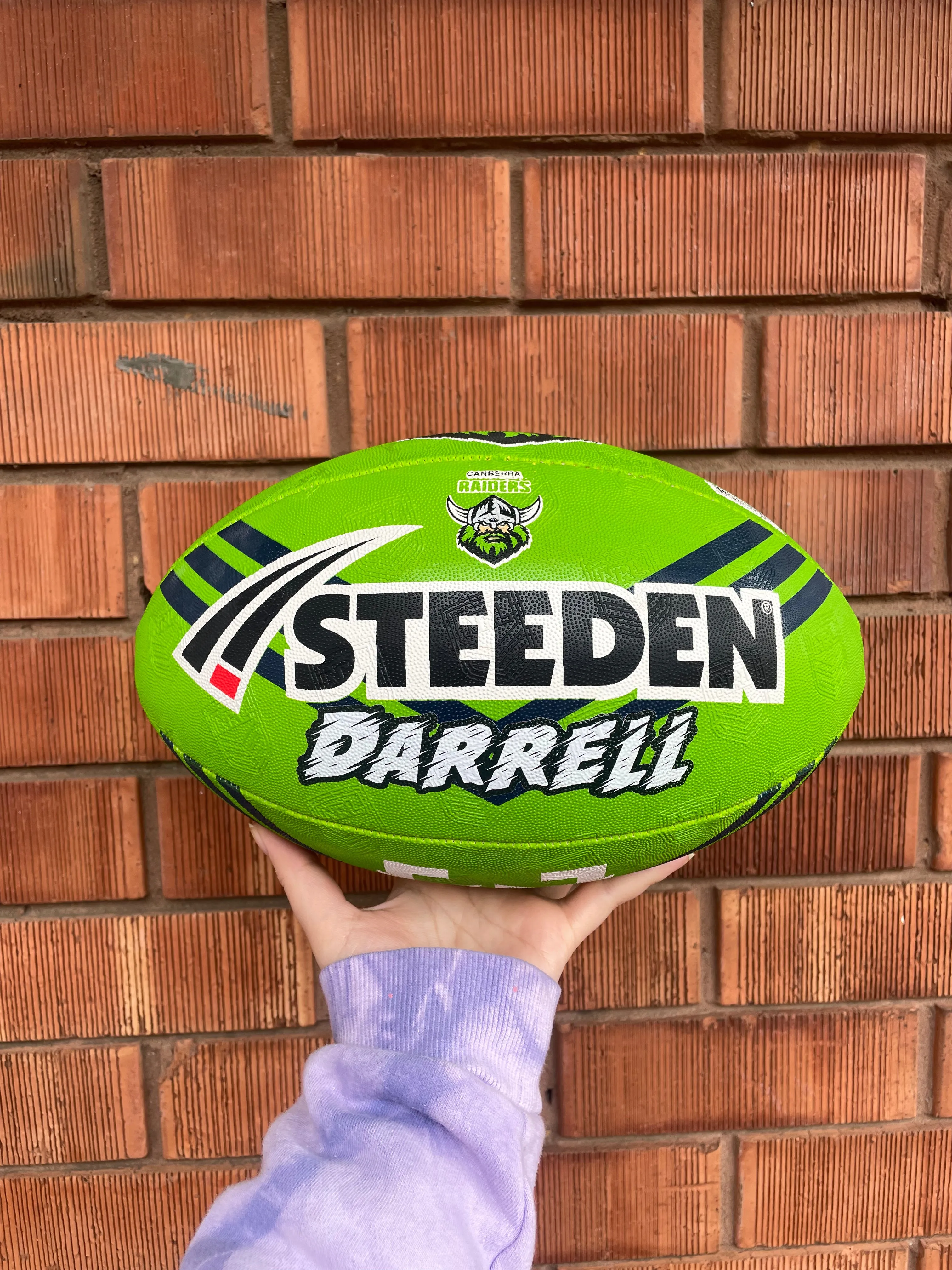 Personalised Canberra Raiders Official NRL Ball (size 5)