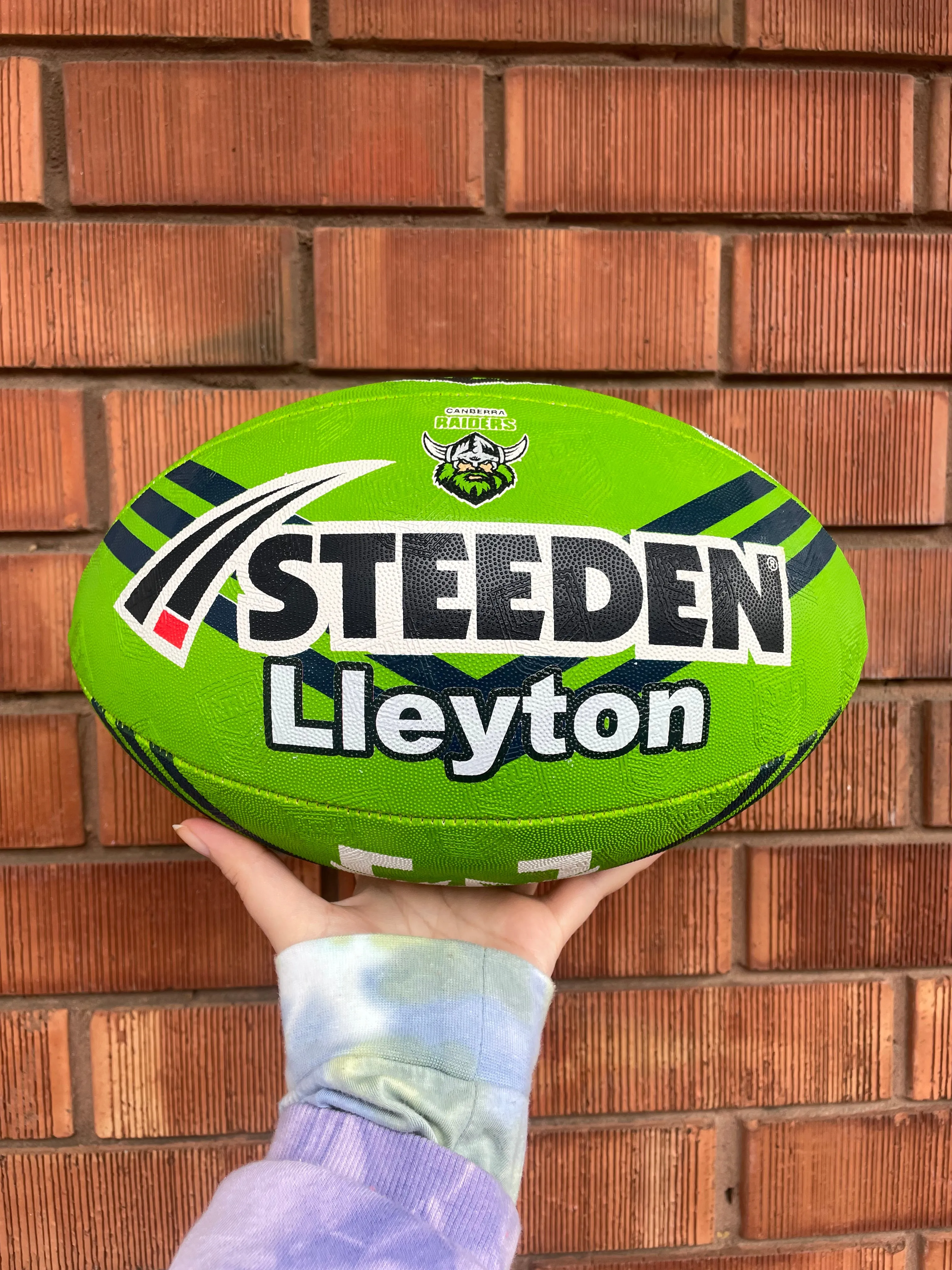 Personalised Canberra Raiders Official NRL Ball (size 5)