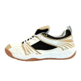 RXN OFF Net Badminton Shoes (White/Black)