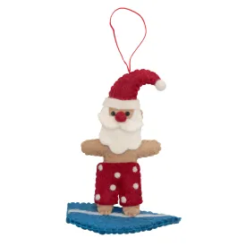 Surfing Santa