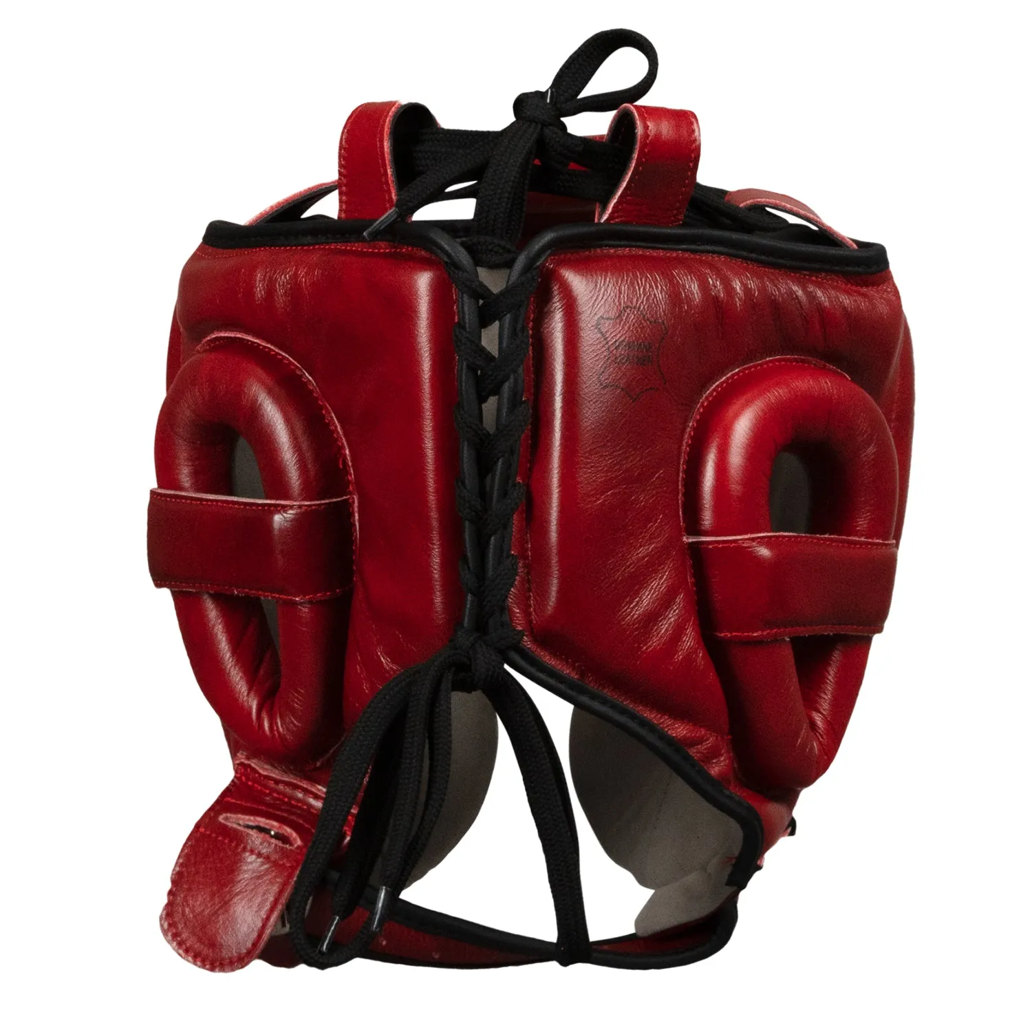 TITLE Boxing Blood Red Headgear and Sparring Gloves Bundle