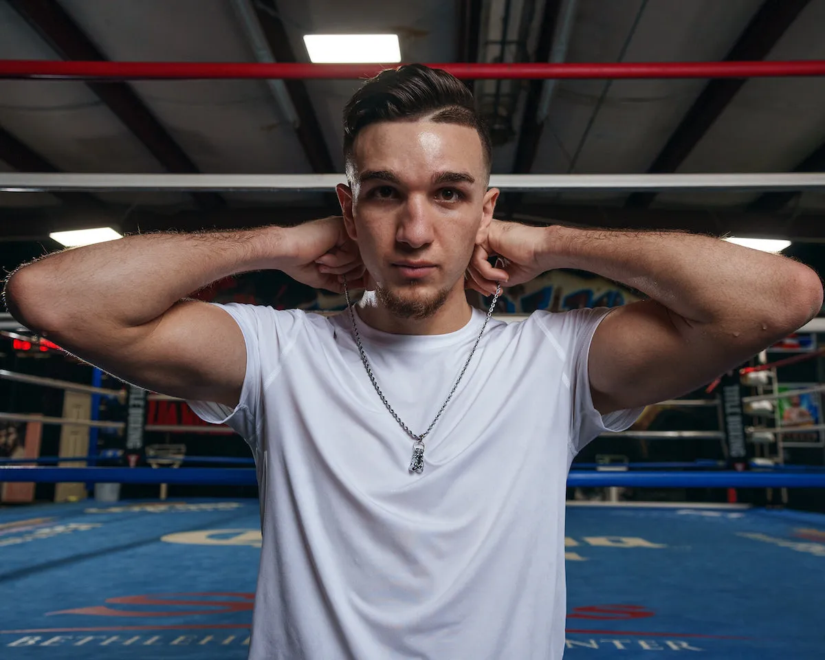 TITLE Boxing Gloves Necklace