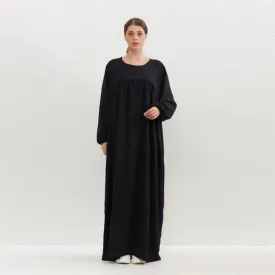 Women O-neck Full Sleeve Maxi Dress