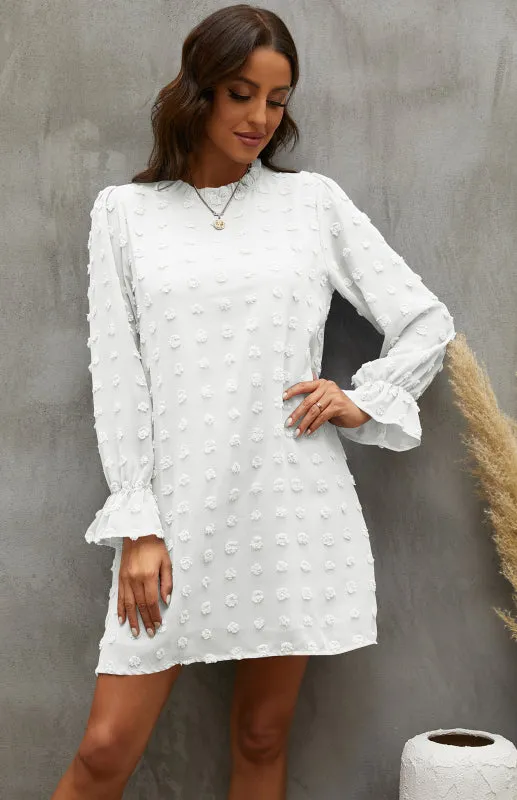 Women’s Textured Woven Shift Dress